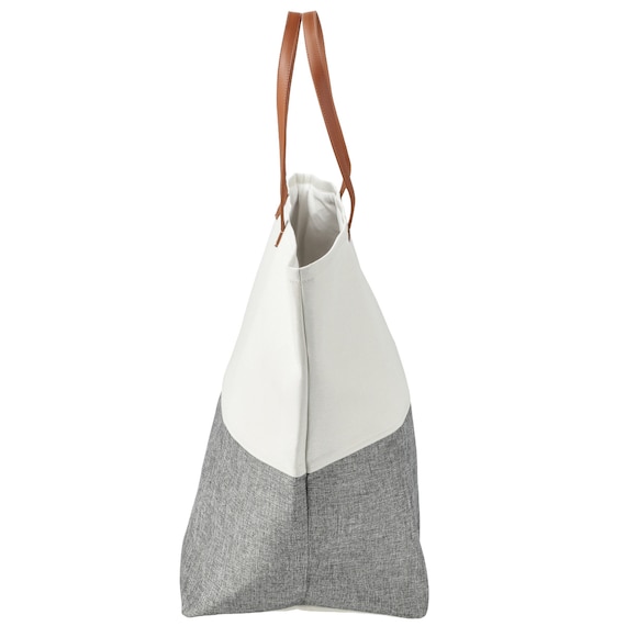 ランドリーバッグ(ライトグレー/ホワイト LY05) 4枚目画像