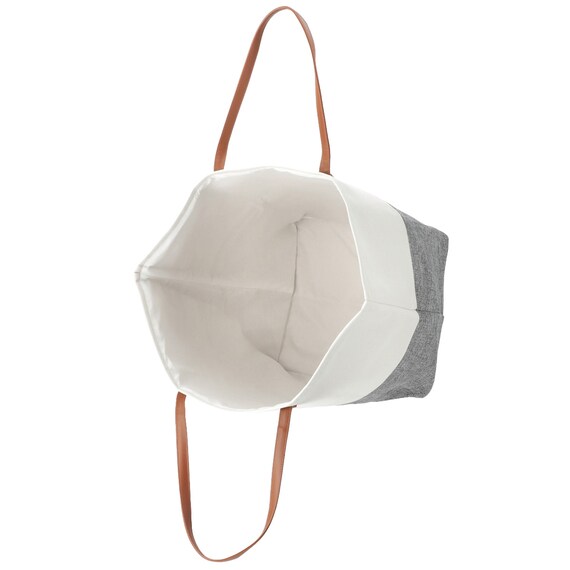 ランドリーバッグ(ライトグレー/ホワイト LY05) 5枚目画像