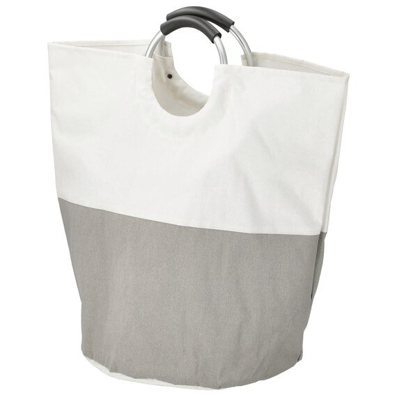 ランドリーバッグ(ライトグレー/ホワイト LY04) 1枚目画像