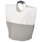 ランドリーバッグ(ライトグレー/ホワイト LY04) 1枚目画像
