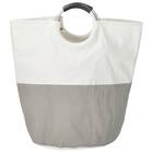 ランドリーバッグ(ライトグレー/ホワイト LY04) 2枚目画像