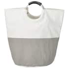 ランドリーバッグ(ライトグレー/ホワイト LY04) 2枚目画像