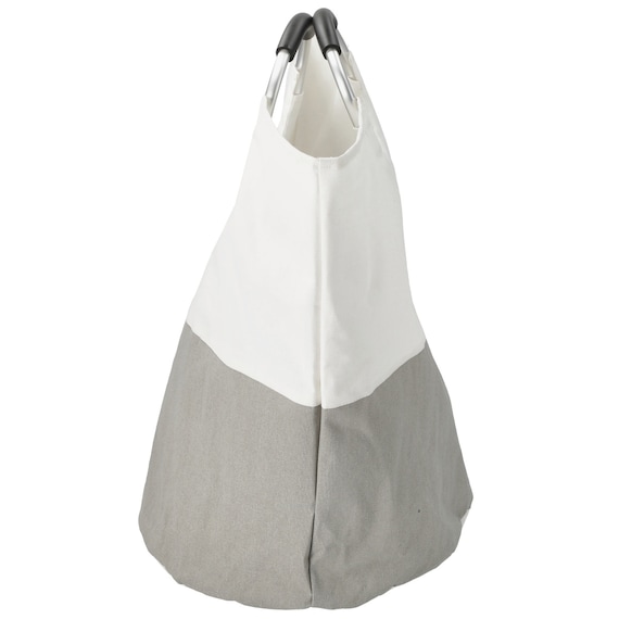 ランドリーバッグ(ライトグレー/ホワイト LY04) 3枚目画像