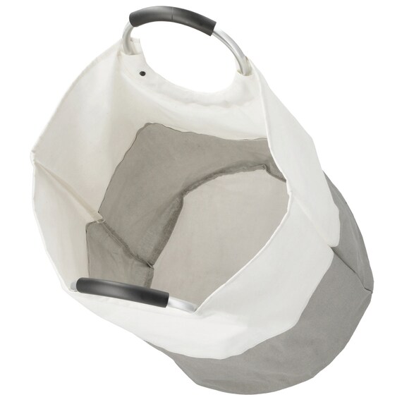 ランドリーバッグ(ライトグレー/ホワイト LY04) 4枚目画像