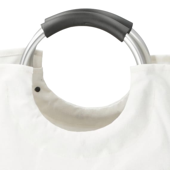 ランドリーバッグ(ライトグレー/ホワイト LY04) 6枚目画像