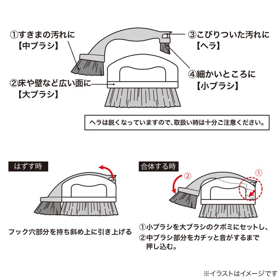 4WAYブラシ(OT025) 4枚目画像