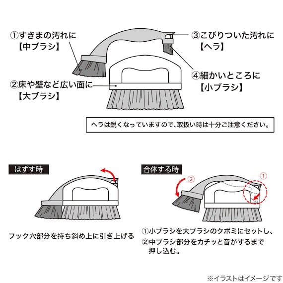 4WAYブラシ(OT025) 4枚目画像