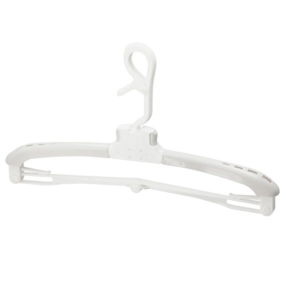 タオルも干せる ワンタッチ取り込み伸縮ハンガー 1枚目画像