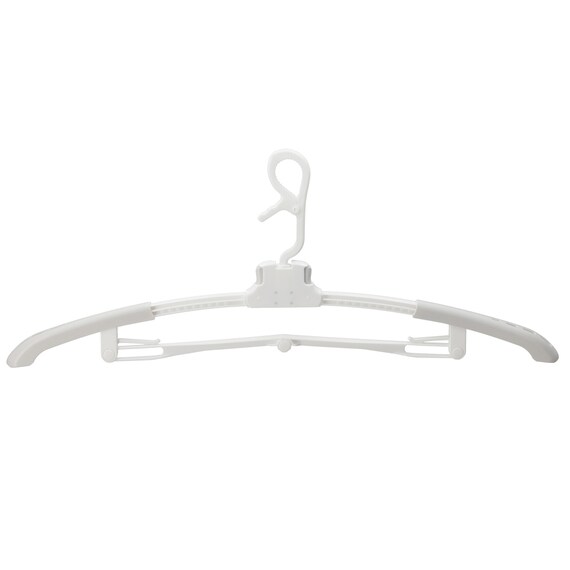 タオルも干せる ワンタッチ取り込み伸縮ハンガー 4枚目画像