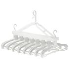 タオルも干せる ワンタッチ取り込み8連ハンガー 1枚目画像