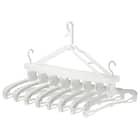 タオルも干せる ワンタッチ取り込み8連ハンガー 1枚目画像