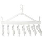 タオルも干せる ワンタッチ取り込み8連ハンガー 2枚目画像