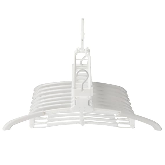 タオルも干せる ワンタッチ取り込み8連ハンガー 3枚目画像