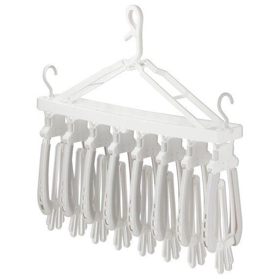 タオルも干せる ワンタッチ取り込み8連ハンガー 4枚目画像