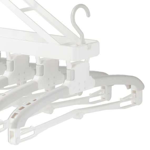 タオルも干せる ワンタッチ取り込み8連ハンガー 6枚目画像