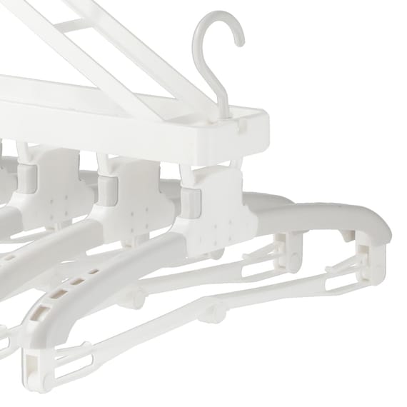タオルも干せる ワンタッチ取り込み8連ハンガー 6枚目画像
