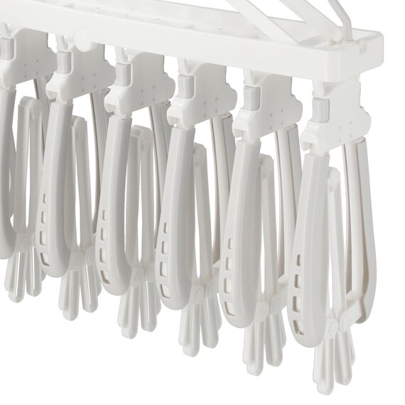 タオルも干せる ワンタッチ取り込み8連ハンガー 7枚目画像