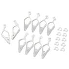 簡単取り込みアルミ角ハンガー用 替えピンチ(10P ホワイト) 1枚目画像