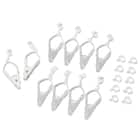 簡単取り込みアルミ角ハンガー用 替えピンチ(10P ホワイト) 1枚目画像