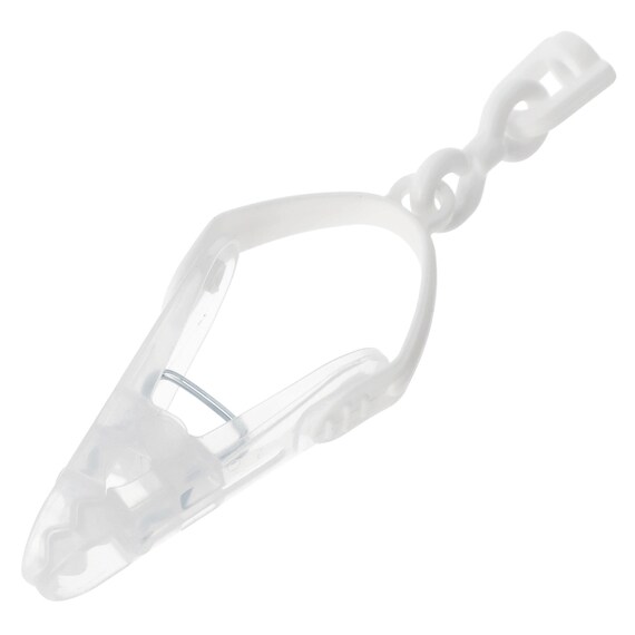 簡単取り込みアルミ角ハンガー用 替えピンチ(10P ホワイト) 3枚目画像