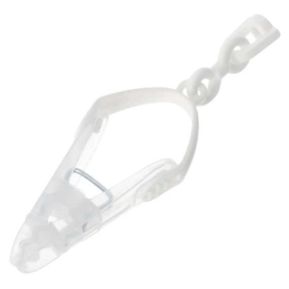 簡単取り込みアルミ角ハンガー用 替えピンチ(10P ホワイト) 3枚目画像