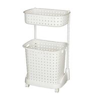 ランドリーバスケット 2段(JE ホワイト)