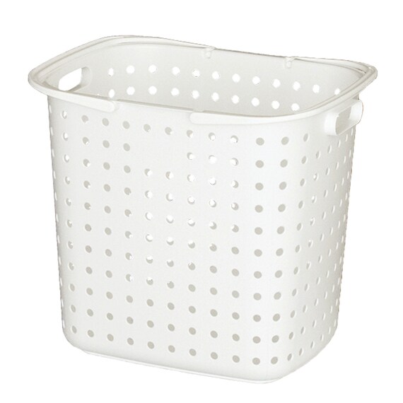 ランドリーバスケット 2段(JE ホワイト) 6枚目画像