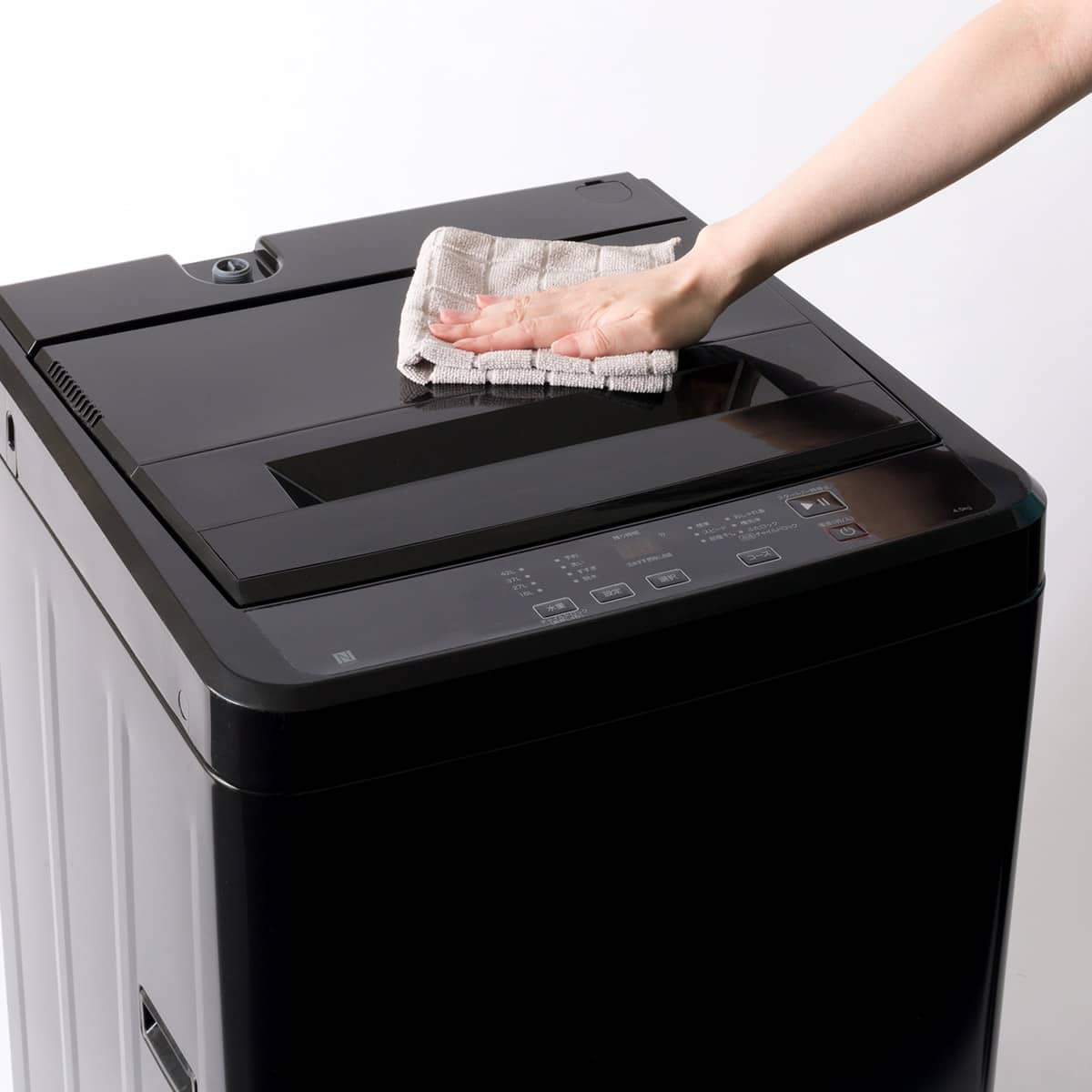 4.5kg全自動洗濯機(NT45T1ブラック) 延長保証付き(リサイクル回収なし