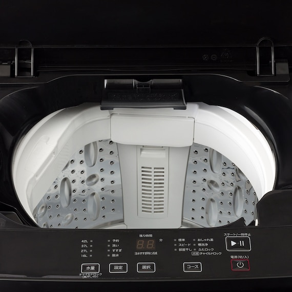 4.5kg全自動洗濯機(NT45T1ブラック) 延長保証付き(リサイクル回収なし) 17枚目画像
