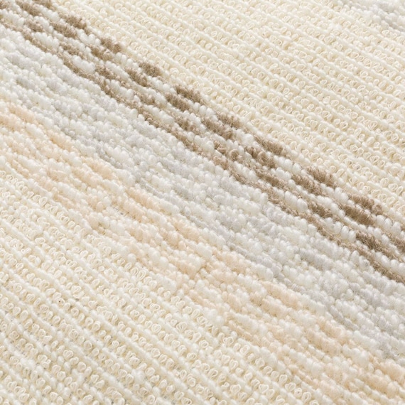 洗えるコットン入りラグ(130x185 BE SR06) 12枚目画像