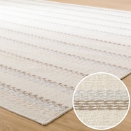 洗えるコットン入りラグ(BE SR06)