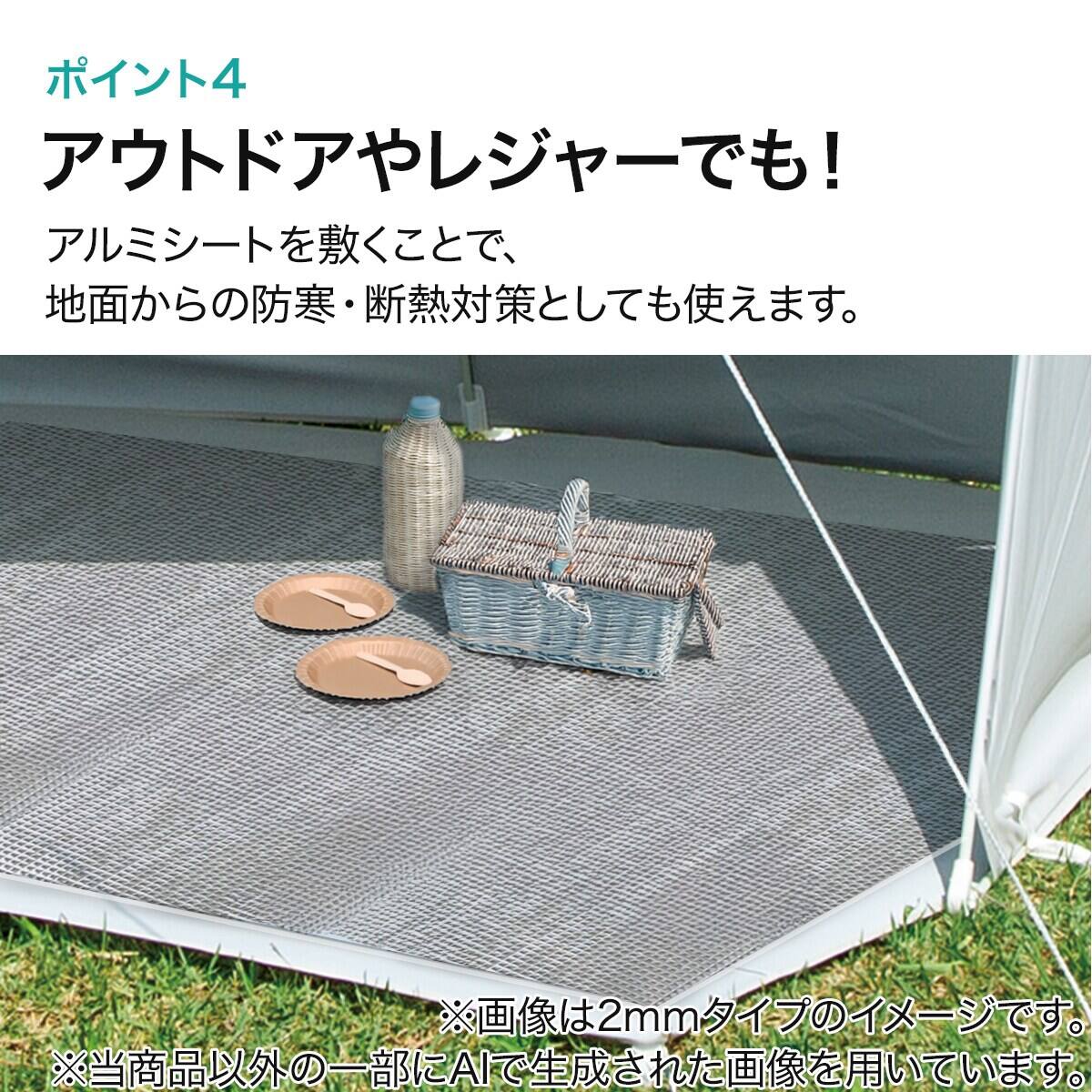 2点セット】ホットカーペット176cm×235cm(C NT 3J)+保温アルミシート