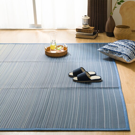 い草ラグ(gd 180X180cm BL g) 1枚目画像