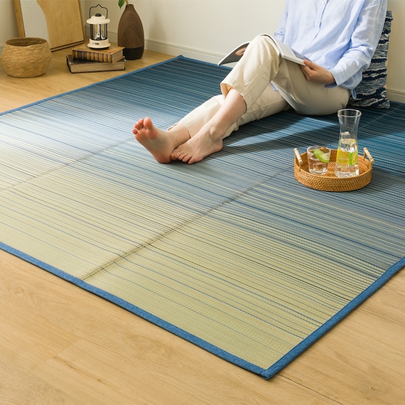 い草ラグ(gd 180X180cm BL g) 2枚目画像