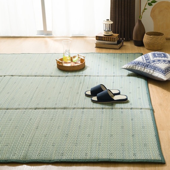 15mmウレタン入りい草ラグ(ld 180X240cm g) 1枚目画像