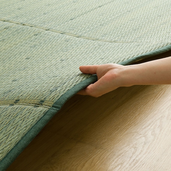 15mmウレタン入りい草ラグ(ld 180X240cm g) 11枚目画像