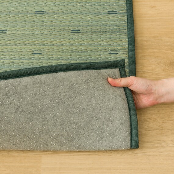 15mmウレタン入りい草ラグ(ld 180X240cm g) 12枚目画像