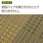 15mmウレタン入りい草ラグ(cm 180X240cm g) 3枚目画像