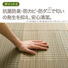 15mmウレタン入りい草ラグ(cm 180X240cm g) 5枚目画像