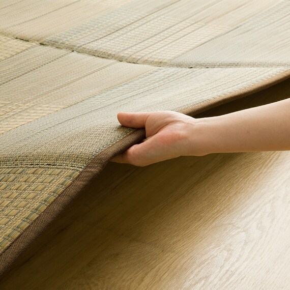 15mmウレタン入りい草ラグ(cm 180X240cm g) 11枚目画像