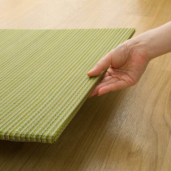 ユニット畳縁なし 6枚セット 約1.8畳(55 YGR g) 5枚目画像