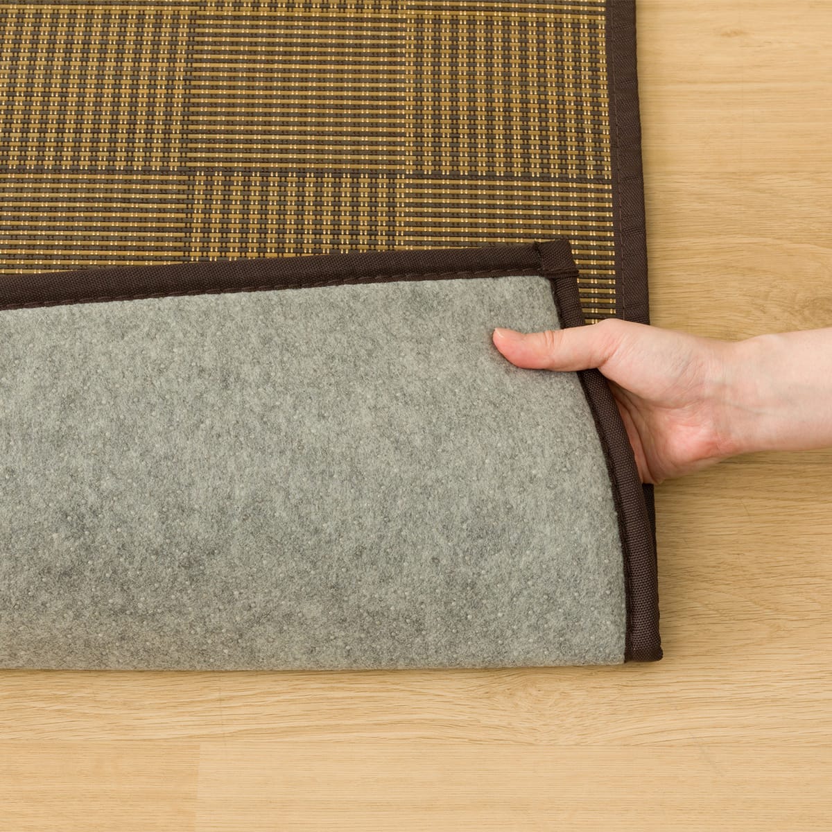 竹ラグ(lt 180X240cm BR g) | ニトリネット【公式】 家具・インテリア通販