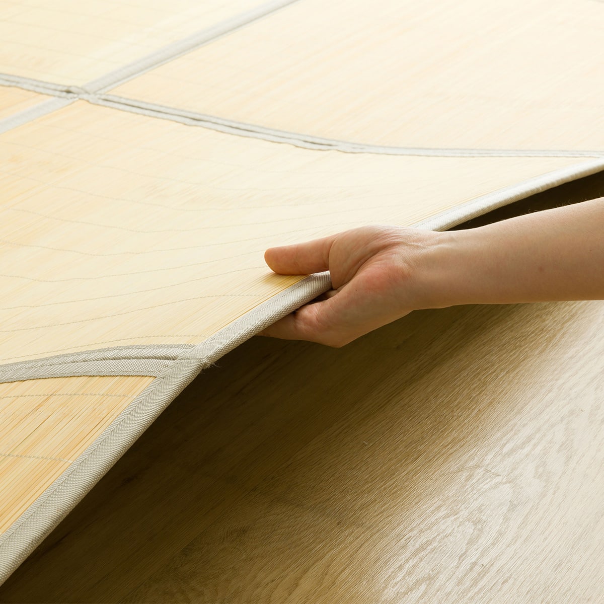ニトリ 竹ラグ 180×240cm 2.7帖　ウレタン入り10mm 10mmウレタン入り 接触冷感 竹ラグ(ppr 180X240cm NA g) | ニトリ