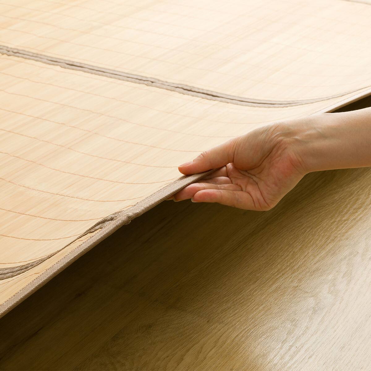 接触冷感 竹ラグ(pr7 180X240cm BR g) | ニトリネット【公式】 家具