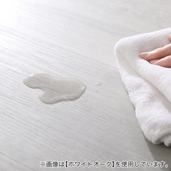 床暖可 はめ込み式フロアタイル8枚（シャビーオーク約1畳分） 6枚目画像