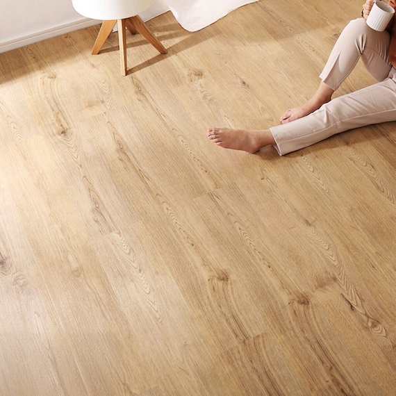 床暖可 はめ込み式フロアタイル8枚(ナチュラルオーク約1畳分) 1枚目画像