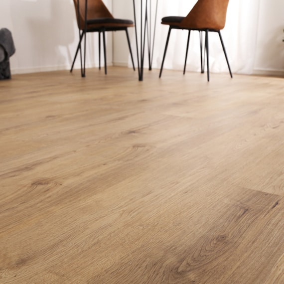 床暖可 はめ込み式フロアタイル8枚(ナチュラルオーク約1畳分) 2枚目画像