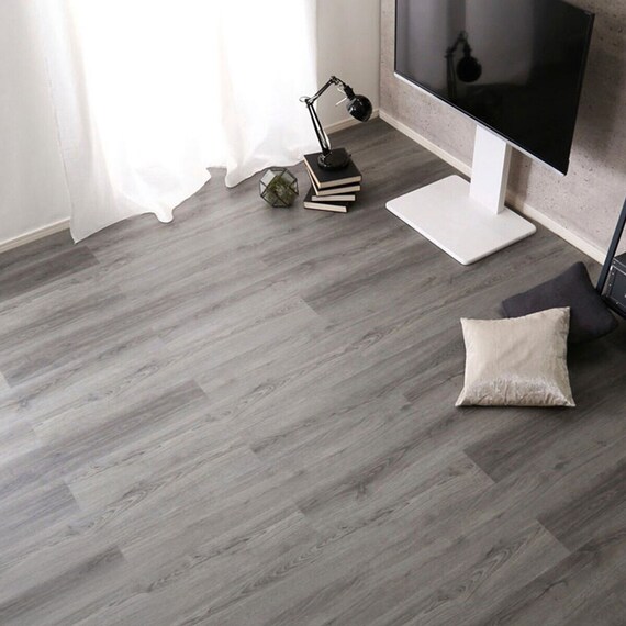 床暖可 はめ込み式フロアタイル8枚（アッシュオーク約1畳分） 1枚目画像