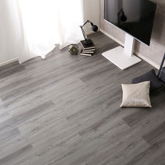 床暖可 はめ込み式フロアタイル8枚(アッシュオーク約1畳分) 1枚目画像