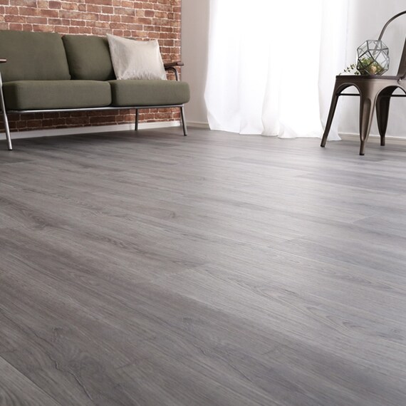 床暖可 はめ込み式フロアタイル8枚（アッシュオーク約1畳分） 2枚目画像